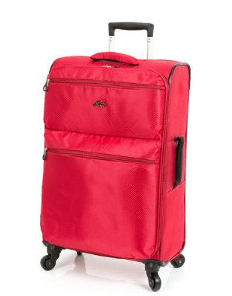 Skyway Bridgeport LP 24 Inch Spinner Suitcase - RED - 24