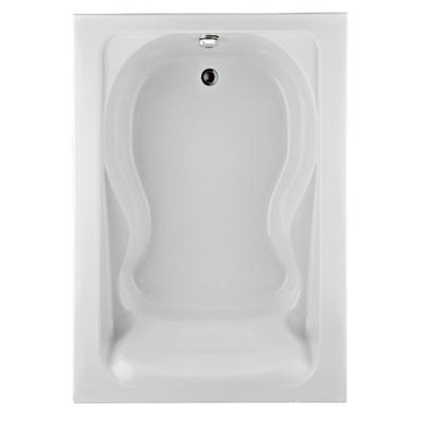 Cadet 6 feet Acrylic Bathtub with Reversible Drain in White