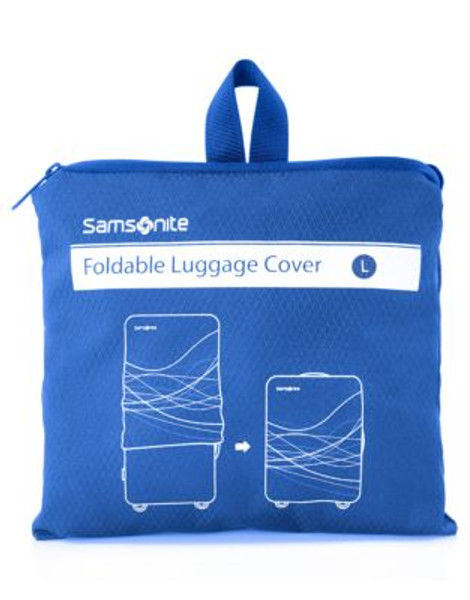 Samsonite Foldable Luggage Cover Large - BLUE