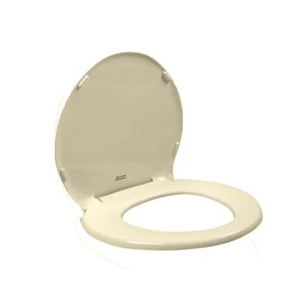 Champion Slow Close Round Front Toilet Seat with Cover in Bone