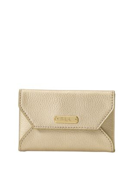 Lauren Ralph Lauren Acadia Envelope Card Case - GOLD