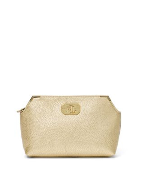 Lauren Ralph Lauren Acadia Cosmetic Bag - GOLD