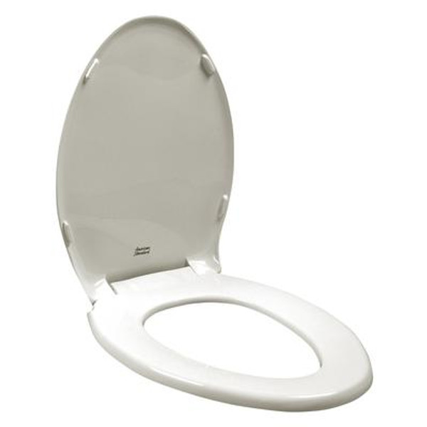 Rise and Shine Elongated Closed Front Toilet Seat in White