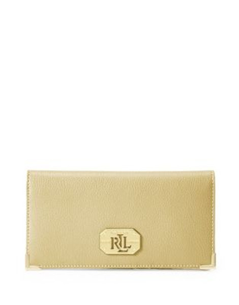 Lauren Ralph Lauren Acadia Slim Wallet - GOLD