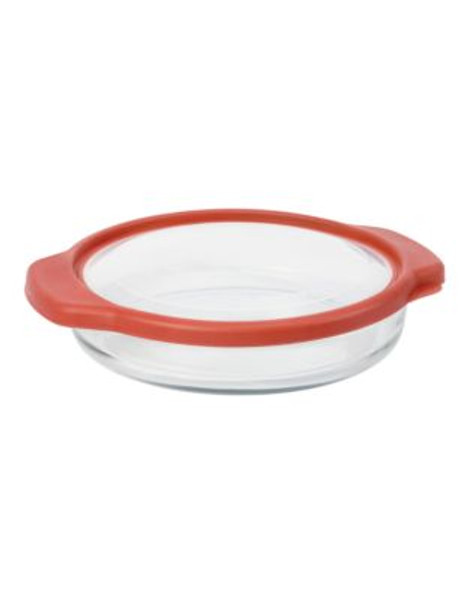 Anchor Hocking 9inch Round Cake Pan with True Fit Lid - CLEAR - 9IN
