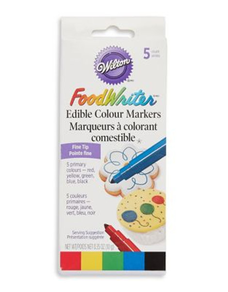 Wilton Food Writer Edible Colour Markers - WHITE - 5PC