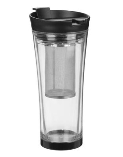 Trudeau Tea-Mendous Tumbler - CLEAR - 16 OUNCES