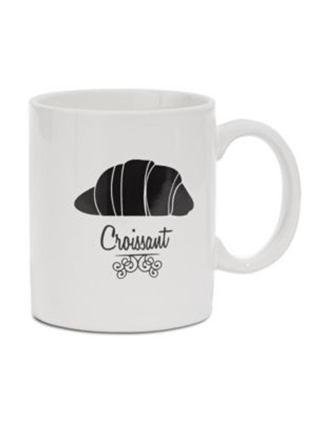 Distinctly Home Croissant Icon Mug - CREAM