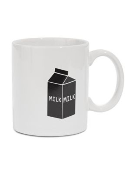 Distinctly Home Milk Carton Icon Mug - CREAM