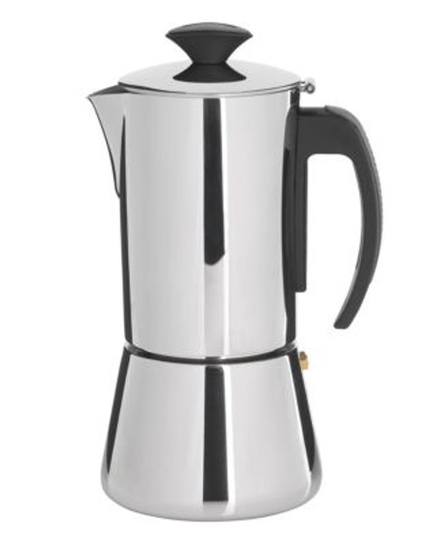 Trudeau Espresso Maker - SILVER - 16 OUNCES