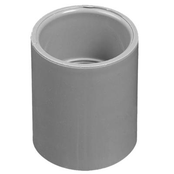 Schedule 40 PVC Coupling &#150; 1-1/2 Inches