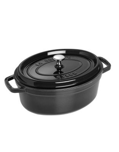 Staub Oval Cocotte - BLACK - 4.25