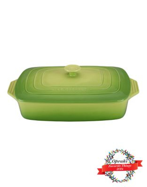 Le Creuset Rectangular Casserole with Lid - GREEN - 3.3L