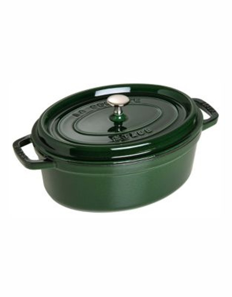 Staub 5.4 L Oval Cocotte - BASIL - 5.4 L