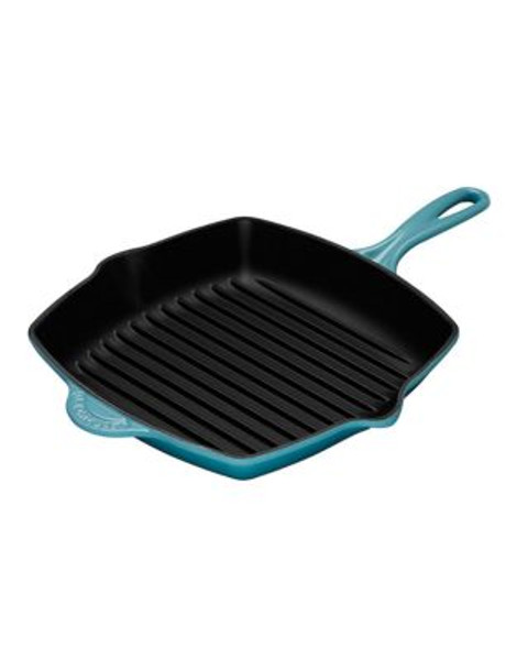 Le Creuset 26cm Square Skillet Grill - CARIBBEAN - 26CM