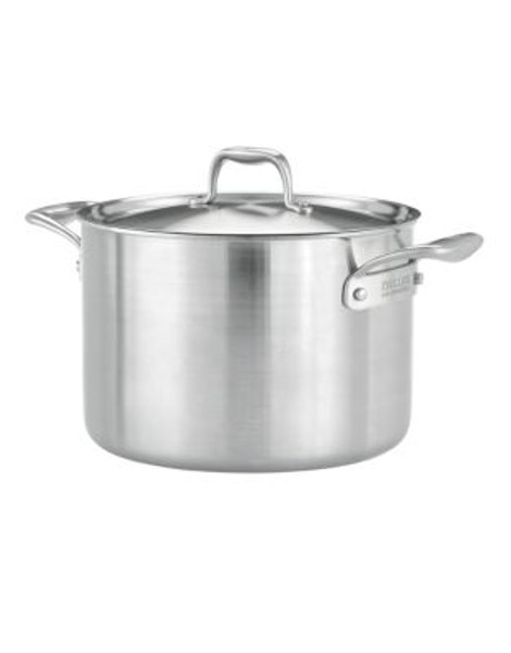 Henckels International Sol II Ceraforce Ceramic Stockpot with Lid 7.5L - SILVER