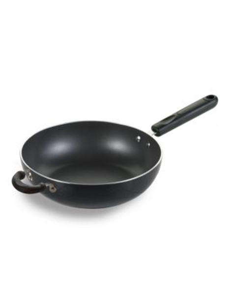 Lagostina S Eurochef 28 Cm Non Stick Wok With Helper Handle - BLACK