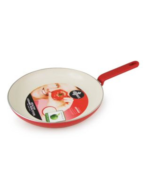 Green Pan Green Life Foodies Healthy Non-Stick Ceramic Fry Pan - RED - 28 CM
