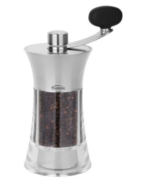 Trudeau Easy Grind 7 Inch Pepper Mill - SILVER/CLEAR