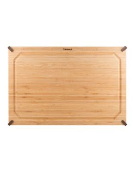 Cuisinart 12 Inchx18 Inch Non-Slip Bamboo Cutting Board - BROWN