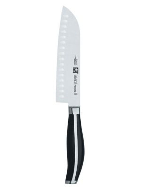 Zwilling J.A.Henckels Twin Cuisine 7 Inch Santoku Knife with Granton Edge - BLACK