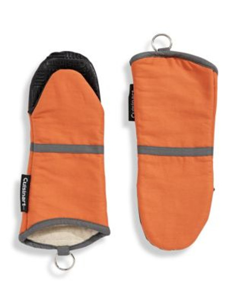 Cuisinart Two-Pack Silicone Oven Mitts - ORANGE