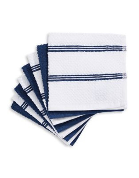 Essential Needs Eight-Set Dish Cloths - BLUE