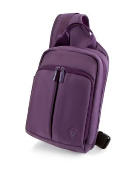 Heys HiLite Tablet Sling Backpack with RFID Shield - PURPLE