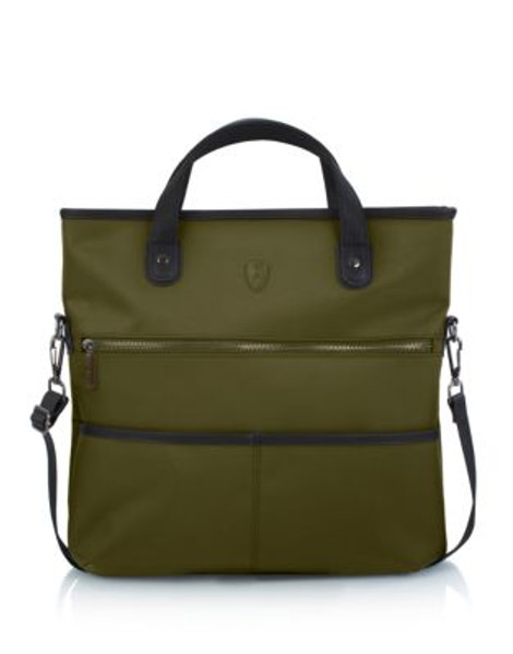 Heys HiLite Foldover Tote - OLIVE