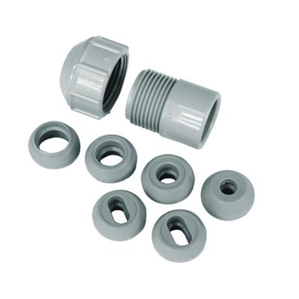 PVC Unthreaded Strain Relief Connector &#150; 3/4 Inch