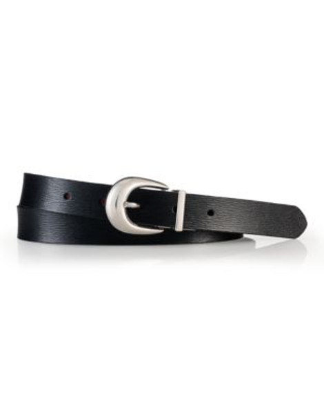 Lauren Ralph Lauren Reversible Leather Belt - BLACK/TAN - LARGE