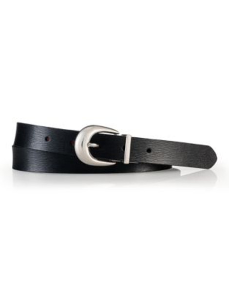 Lauren Ralph Lauren Reversible Leather Belt - BLACK/TAN - MEDIUM