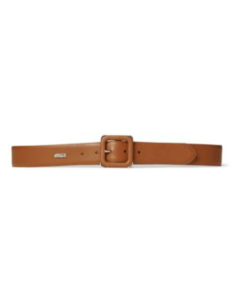 Lauren Ralph Lauren Laser-Cut Belt - LAUREN TAN - SMALL