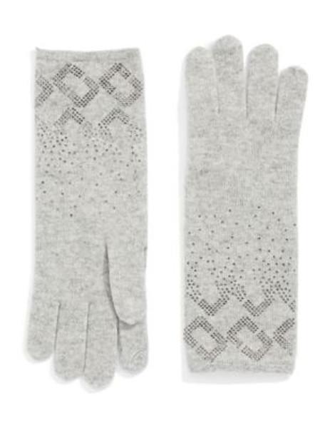 Diane Von Furstenberg Embellished Knit Gloves - SPARROW'S FEATHER