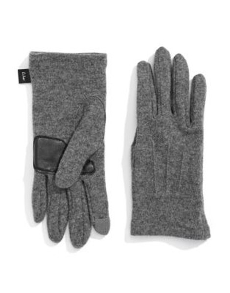 Echo Touch Basic Wool-Blend Gloves - GREY - LARGE