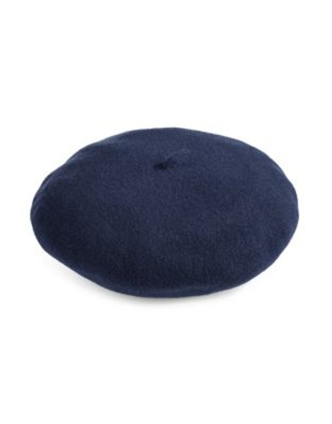 Parkhurst Water-Repellent Wool Felt Beret - NOLA NAVY