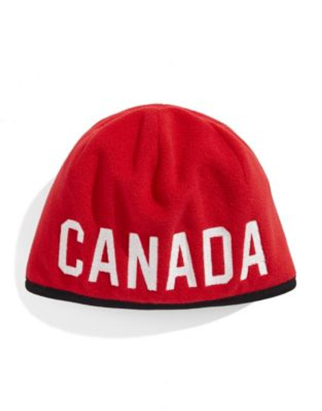 Olympic Collection Canada Fleece Beanie - RED