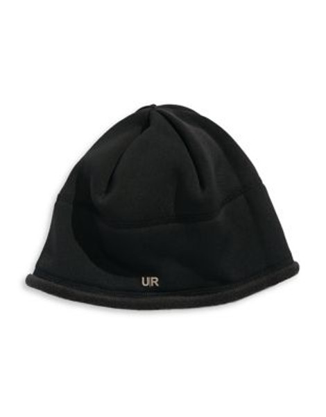 Ur Powered Two-Piece Fleece Audio Beanie Set - BLACK