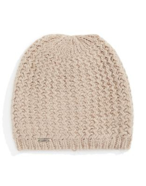 Calvin Klein Chunky Knit Beanie - ALMOND