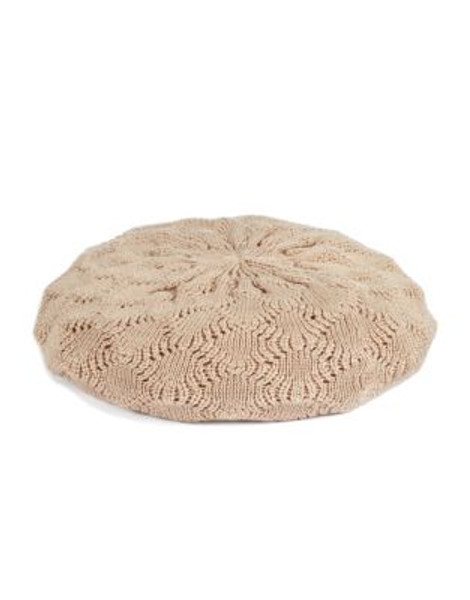 Echo Knit Beret - OATMEAL HEATHER