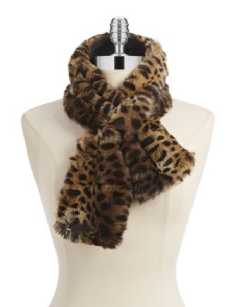 Parkhurst Faux Fur Loop Scarf - CHEETAH