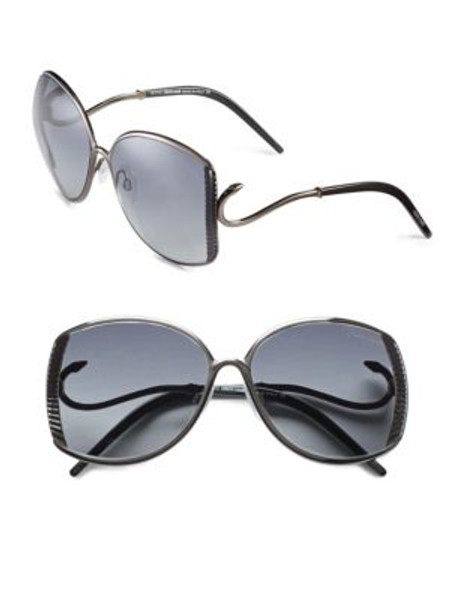Roberto Cavalli Amaranto RC663S Sunglasses - SHINY GUNMETAL BLACK
