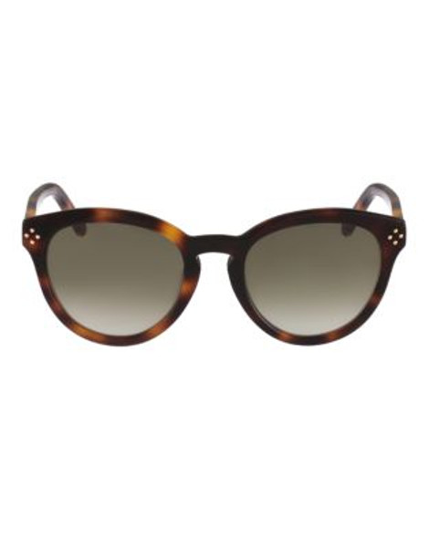 Chloé Small Studded Round Sunglasses - TORTOISE