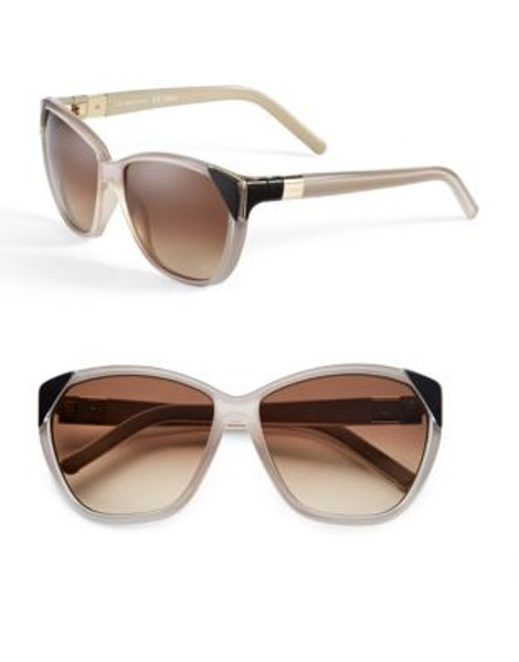 Chloé Tipped Cat-Eye Sunglasses - TURTLEDOVE