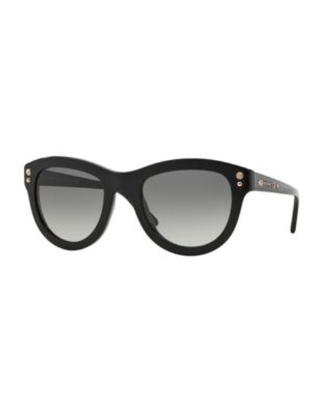 Versace Pop Chic Studs Cateye Sunglasses - BLACK