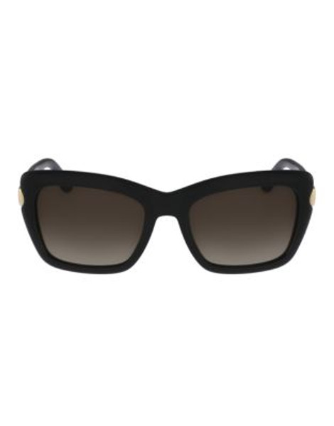 Ferragamo Square Shape Sunglasses SF763S - BLACK