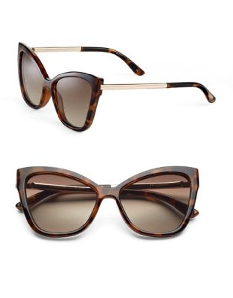 Le Specs Naked Eye Cats Eye Sunglasses - MILKY TORTOISE