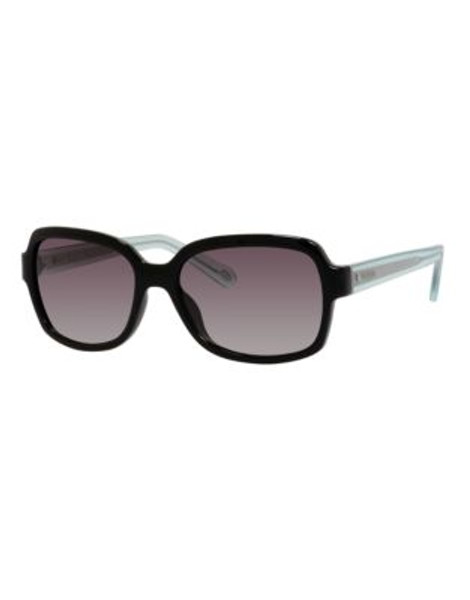 Fossil Square 3027 Sunglasses - BLACK CRYSTAL