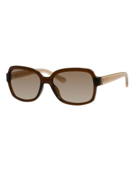 Fossil Square 3027 Sunglasses - TRANSPARENT BROWN