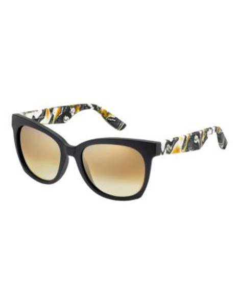 Mcq By Alexander Mcqueen Rectangular Sunglasses MCQ0001/S - MATTE BLACK